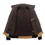 Herren lässige Vintage jacke mit weichem Innenfutter