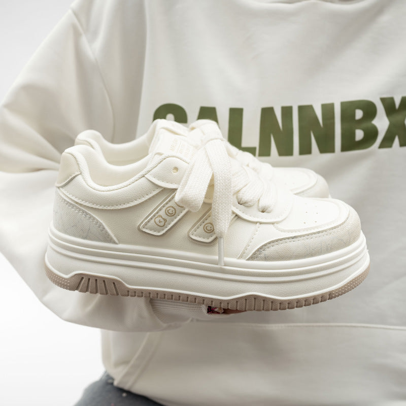 Damen Sportliche Sneakers mit verspielt floralem Design und gepolsterter Sohle
