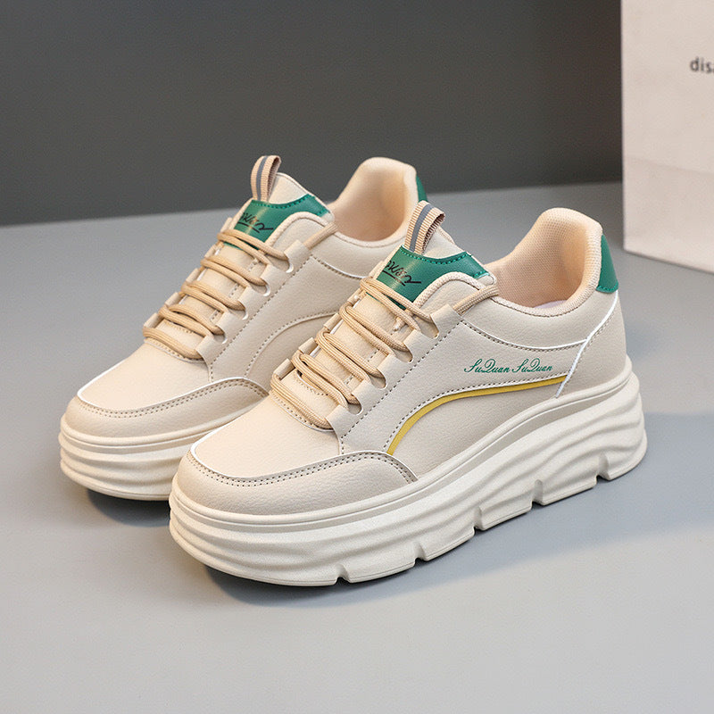 Damen Plattform Sneakers mit ergonomischer Dämpfung und modischem Design R&B