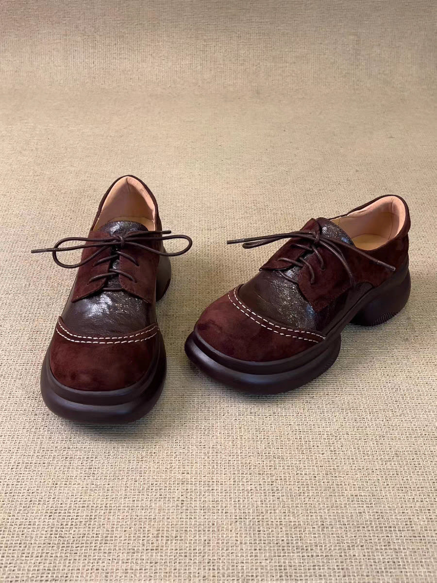 Damen Bequeme und elegante Schnürschuhe mit modischen Akzenten R&B