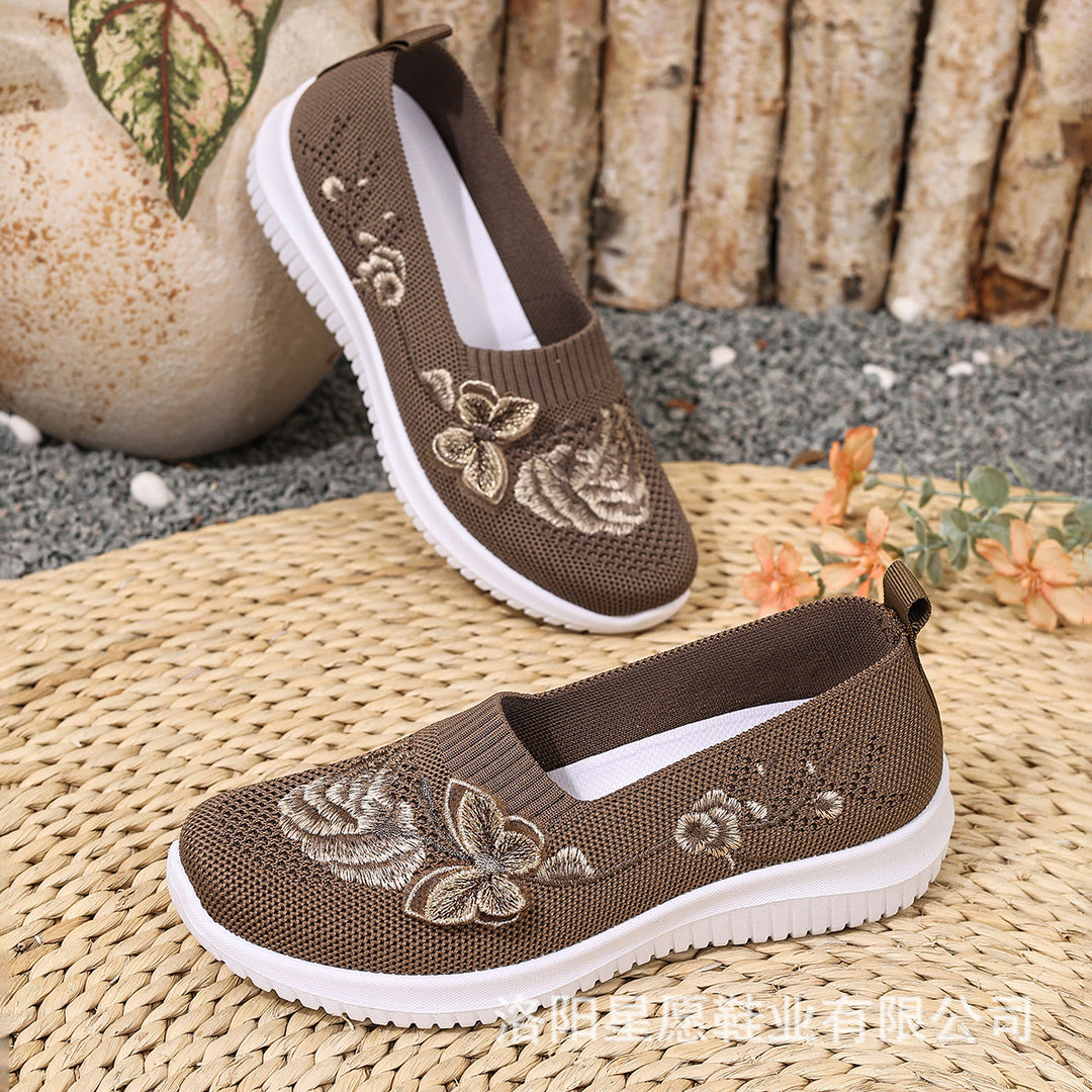 Damen Sneaker mit floralem Design R&B