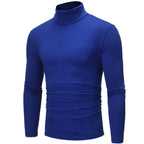 Herren eleganter Rollkragenpullover aus bequemen Stretchmaterial R&B
