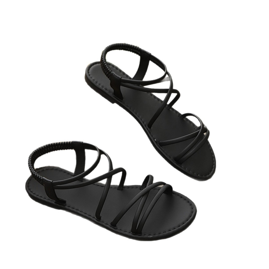 Damen elegante Sandalen mit verstellbaren Riemen R&B
