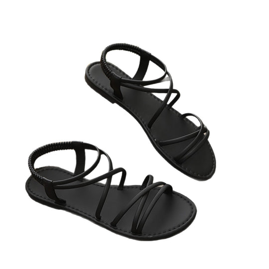 Damen elegante Sandalen mit verstellbaren Riemen R&B