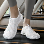 Damen Aqua-Schuhe mit flexiblem Schnellschnürsystem und rutschfestem Profil