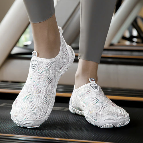 Damen Aqua-Schuhe mit flexiblem Schnellschnürsystem und rutschfestem Profil R&B