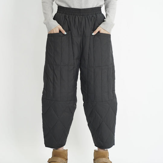 Damen gefütterte Freizeithose mit elastischem Bund und Taschen R&B