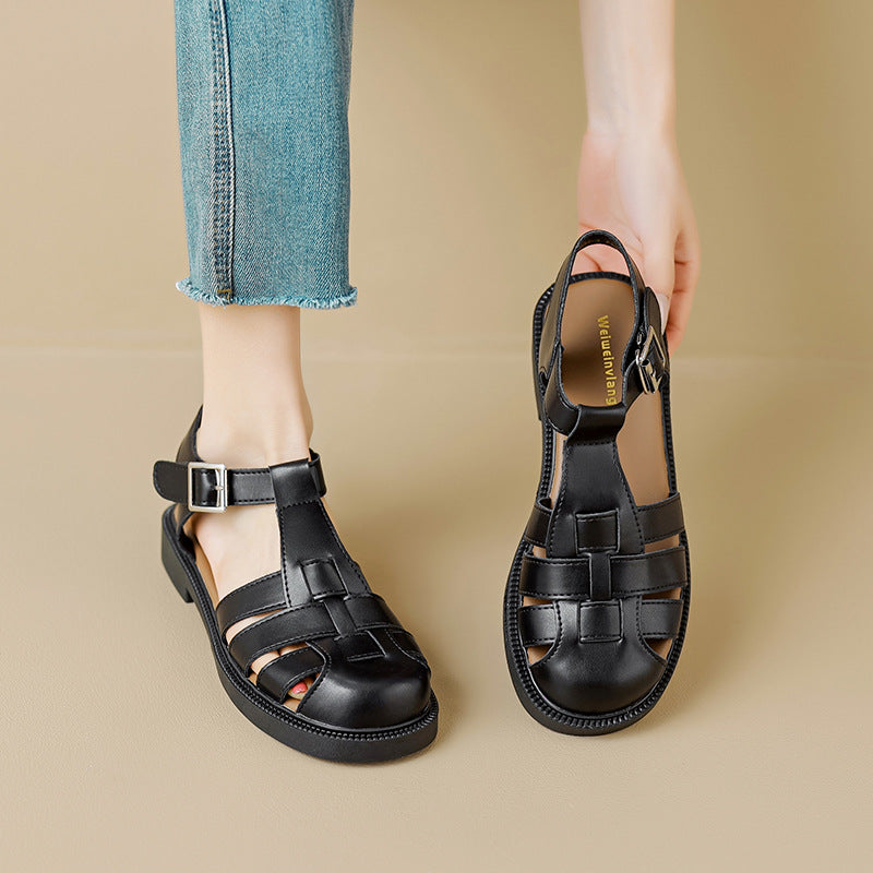 Damen Komfortable Sandalen mit modischem Riemendesign