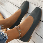 Damen Stylish und bequeme Ballerinas mit elastischem Obermaterial R&B