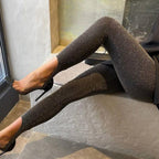 Damen Leggings mit seitlichen Cut-Outs und figurformendem Schnitt
