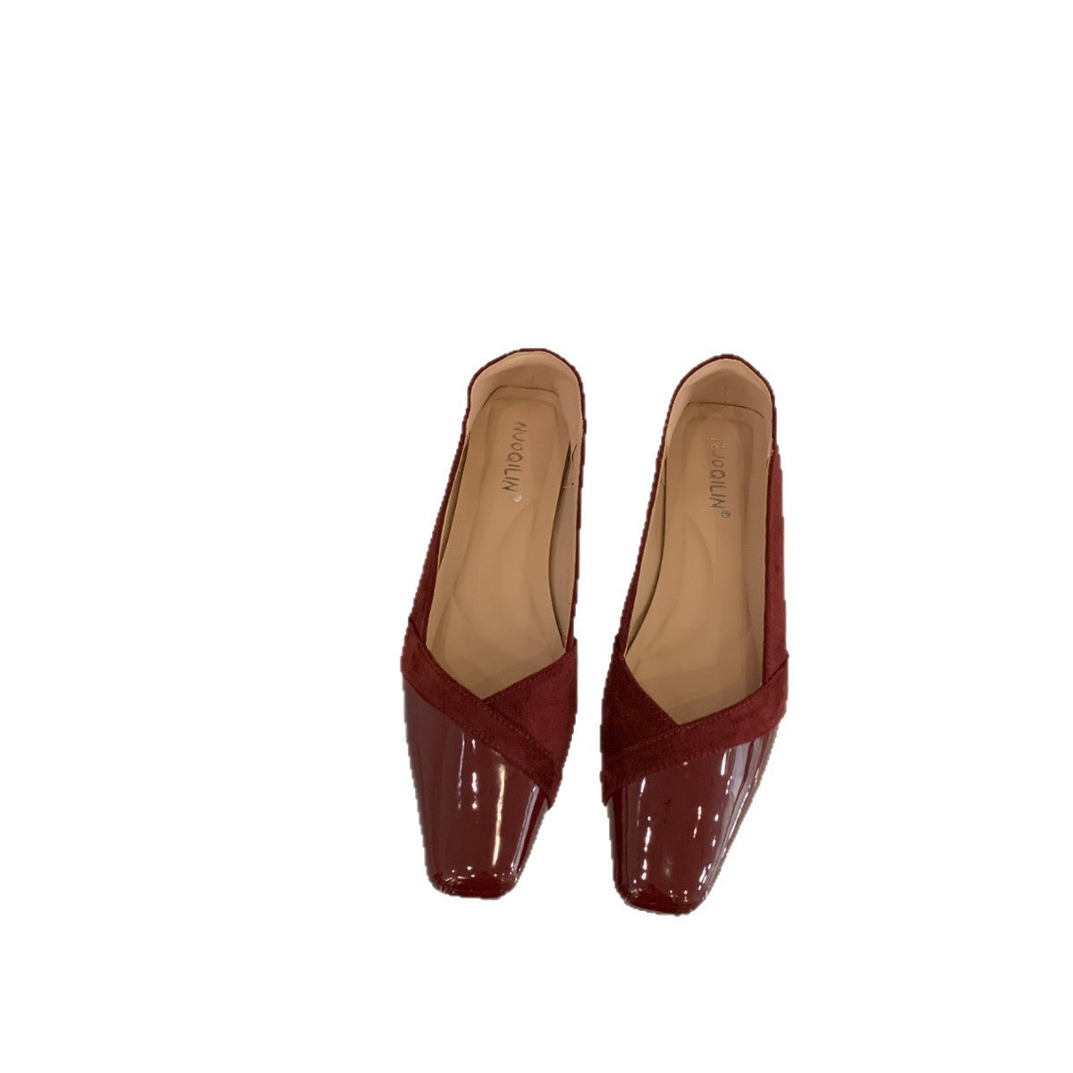Damen elegante Stiefeletten mit modischem Glanz und komfortablem Fußbett R&B
