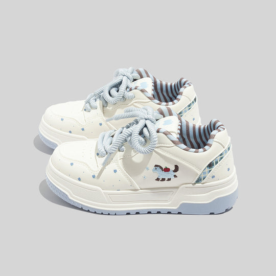 Damen Verspielte Sneaker mit fröhlichem Gingerbread-Motiv und gepolsterter Sohle R&B