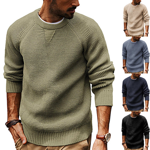 Herren strukturiertes Pullover mit lässigem Schnitt R&B