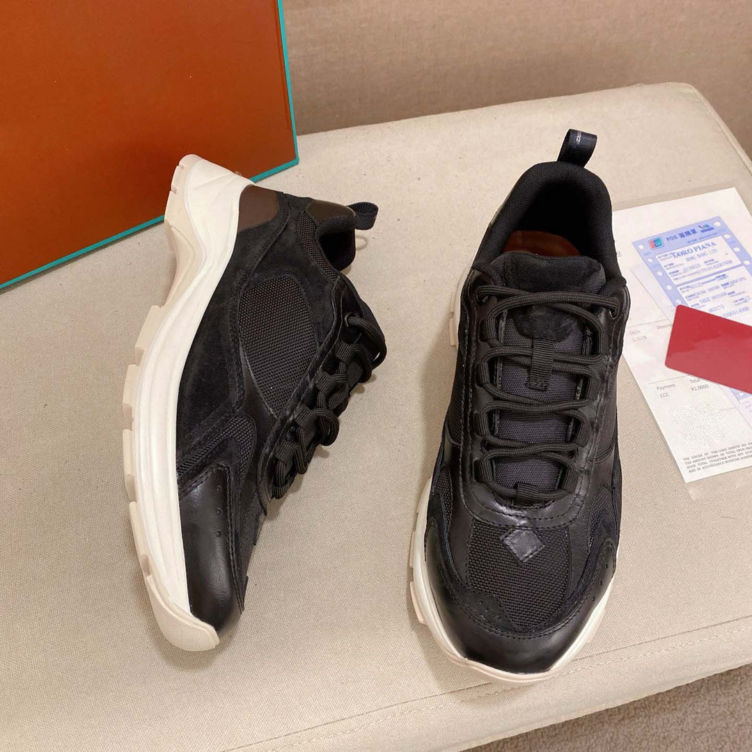 Damen sportive Freizeitsneakers mit atmungsaktiver Oberflächenstruktur und dämpfender Sohle R&B