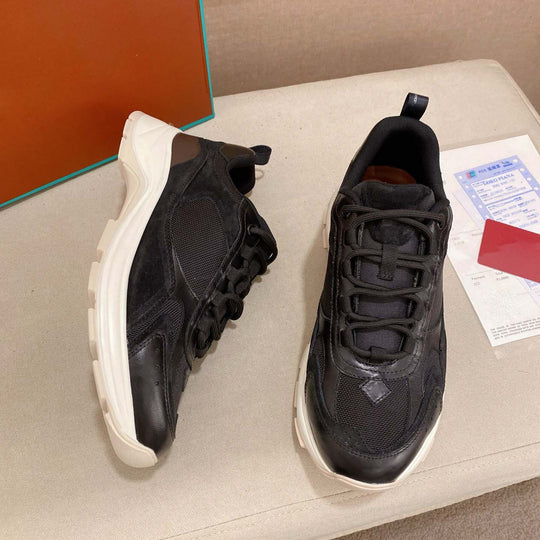 Damen sportive Freizeitsneakers mit atmungsaktiver Oberflächenstruktur und dämpfender Sohle R&B