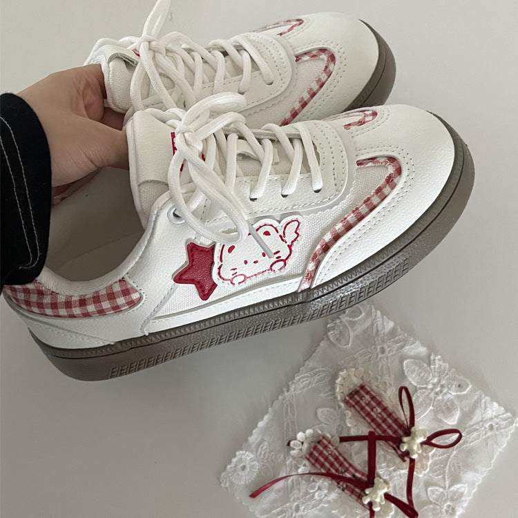 Damen Verspielte Sneakers mit kreativem Motiv