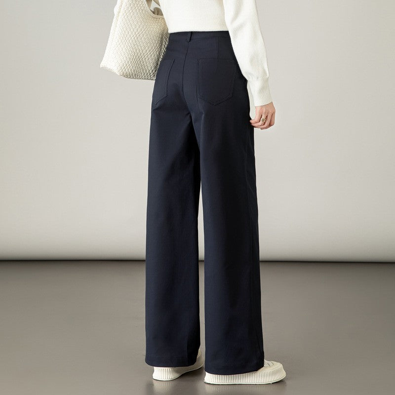 Damen Weite Stoffhose elegant verarbeitet