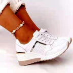 Damen Sportliche Sneakers mit atmungsaktivem Mesh-Obermaterial R&B