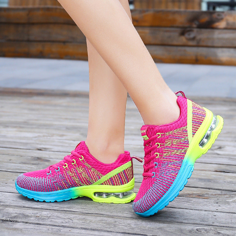 Damen modische Lauf-Sneaker mit dämpfendem Air-System