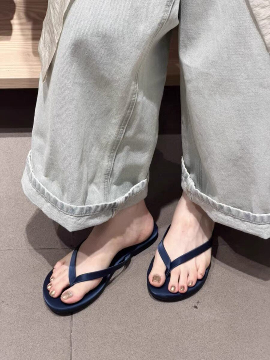 Damen Zehentrenner-Sandalen mit elegantem Riemendesign und rutschfester Sohle R&B