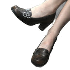 Damen elegante Pumps mit dekorativem Riemchen