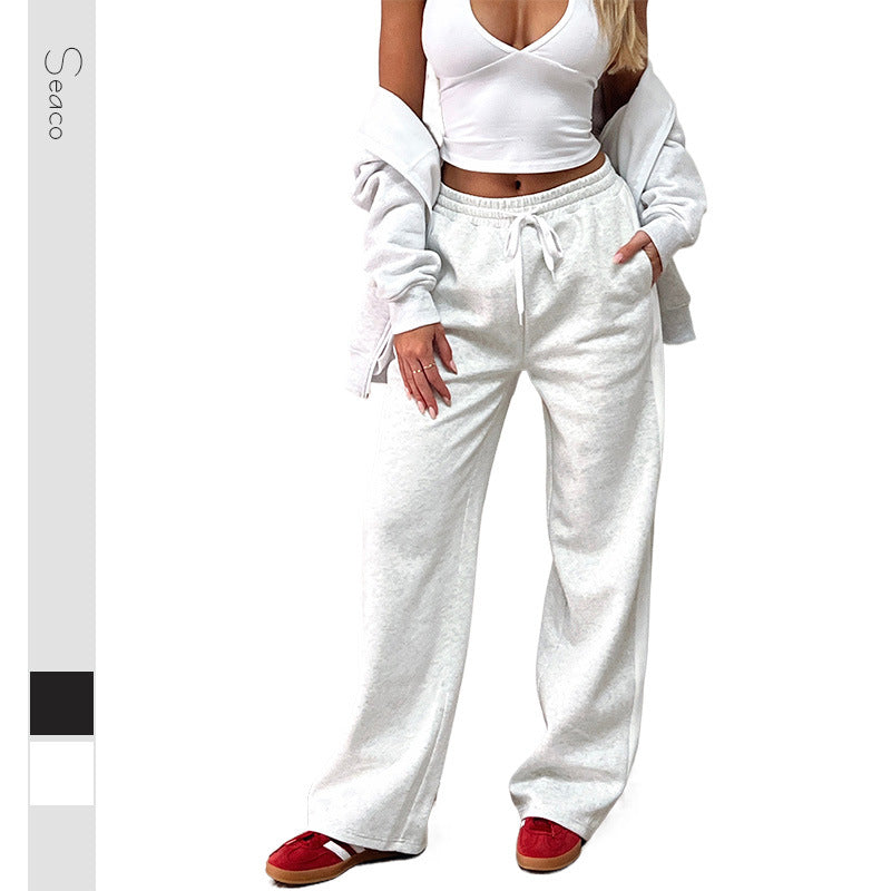 Damen Lässige Freizeithose mit seitlichen Streifen R&B