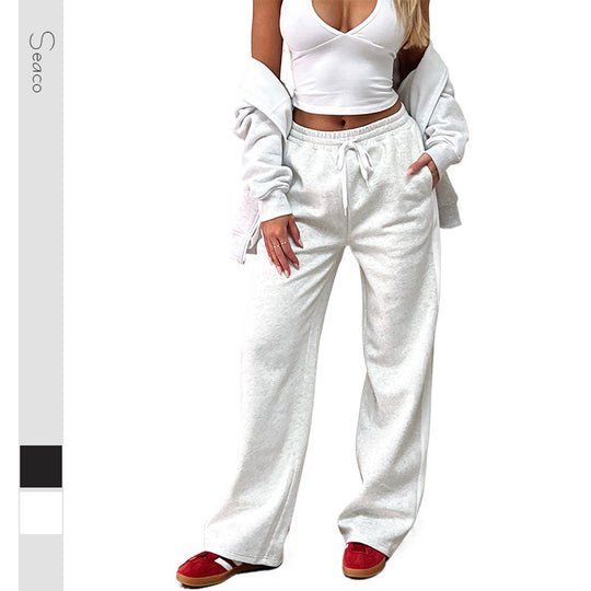 Damen Lässige Freizeithose mit seitlichen Streifen R&B