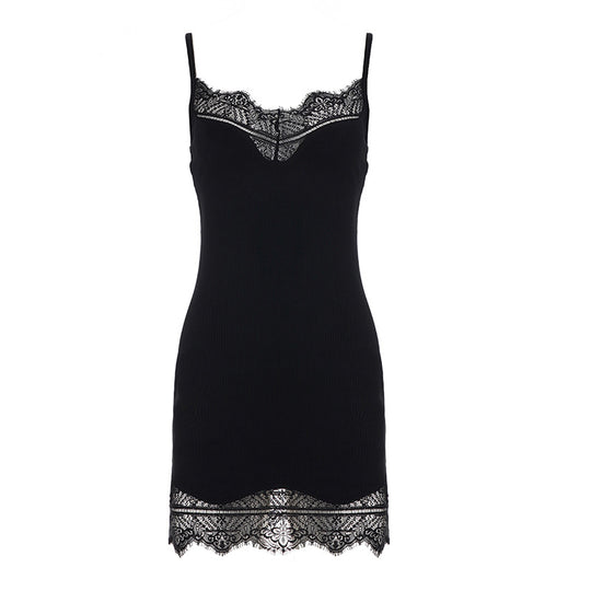 Damen Spitzen-Nachtkleid im figurbetonten Schnitt R&B