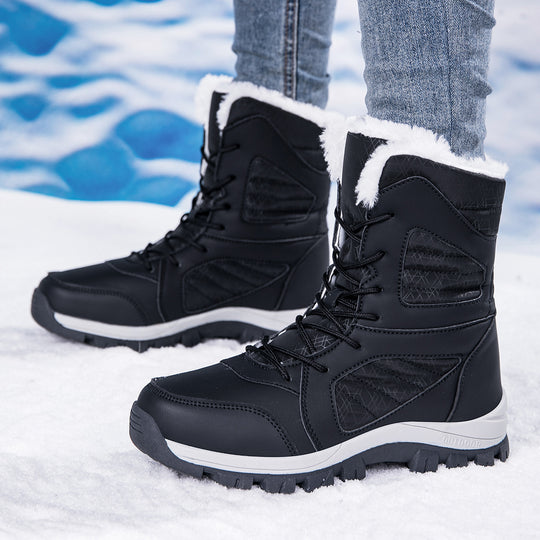 Damen Winterstiefel mit isolierendem Innenfutter und rutschfester Profilsohle R&B