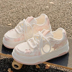 Damen Komfortable Sneaker mit modischem Sternenmotiv und atmungsaktiven Netzdetails R&B