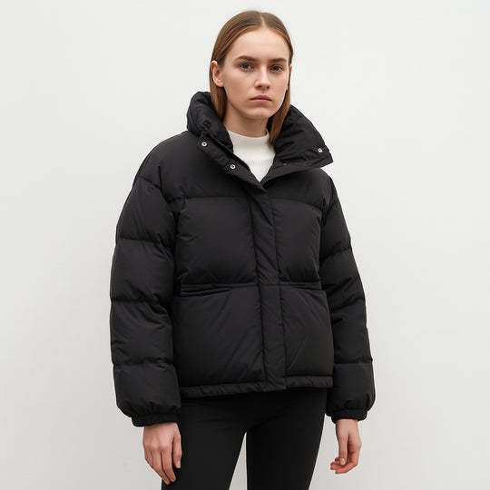 Damen Kompakte Winterjacke mit voluminösem Schnitt R&B