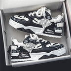 Damen Sportliche Sneakers mit modernem grafischen Design und hoher Dämpfung