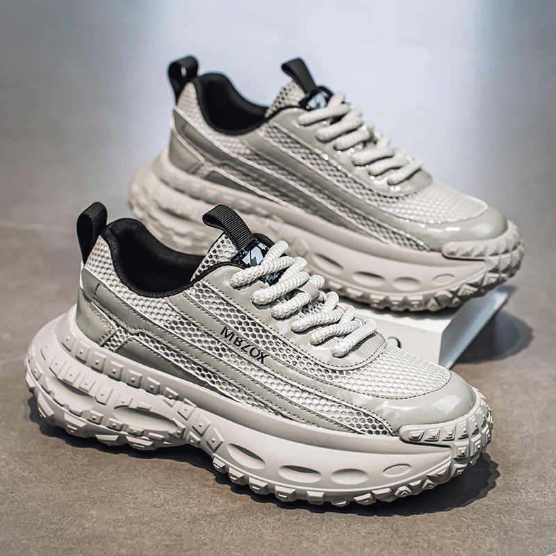 Damen Sportliche Chunky Sneakers mit atmungsaktiver Mesh-Oberfläche und flexibler Laufsohle R&B