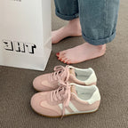 Damen Sportliche Freizeit-Sneaker im Retro-Stil