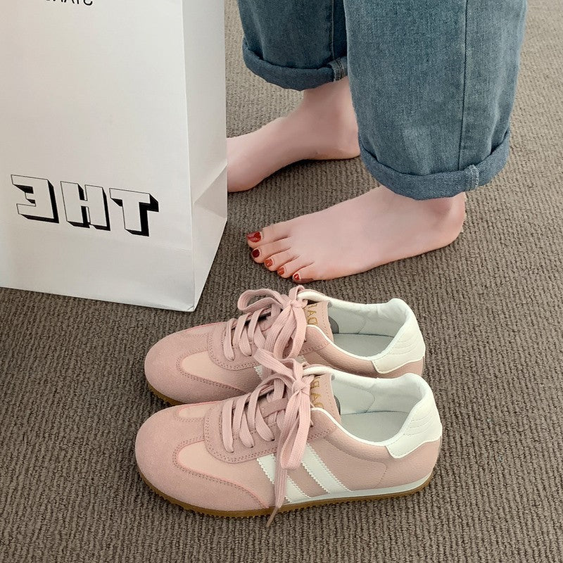Damen Sportliche Freizeit-Sneaker im Retro-Stil