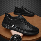 Herren Sneakers von hochwertigem Leder mit modischen Akzenten R&B
