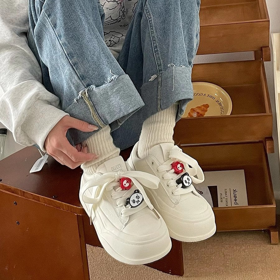 Damen Sneaker mit einzigartigem Design und dekorativen Schnürakzenten R&B