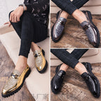 Damen Elegante Mokassins mit glitzerndem Obermaterial und modischem Design R&B