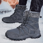 Damen warme Winterstiefel mit rutschfester Sohle und isolierendem Innenfutter