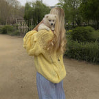 Damen Oversized Strickpullover R&B