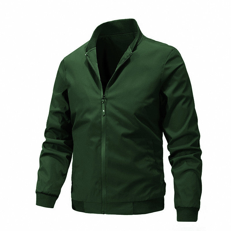 Herren stylische Übergangsjacke mit elastischen Ärmelbündchen und atmungsaktiven Materialien R&B