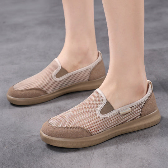 Damen Atmungsaktive Slip-On Schuhe aus Netzmaterial R&B