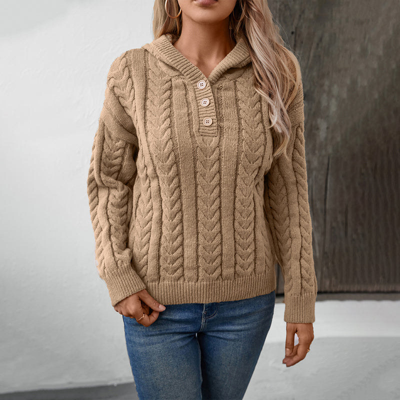 R&B | Klassischer Pullover Mit Zopfmuster Design