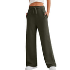 Damen weite Sporthose mit elastischem Bund und praktischen Taschen R&B