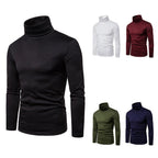Herren Rollkragenpullover aus weichem Strickmaterial R&B