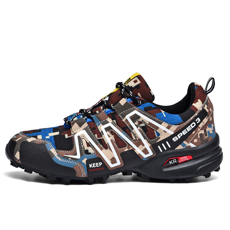 Damen Sportliche Trail-Laufschuhe mit robuster Sohlenkonstruktion und atmungsaktivem Obermaterial R&B