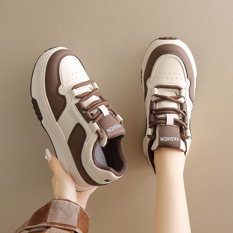 Damen Komfortable Sneakers mit erhöhter Sohle und sportlichem Design R&B