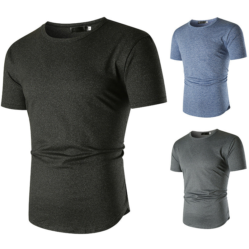Herren sportliches T-Shirt mit atmungsaktiver Funktionsfaser und bequemer Passform