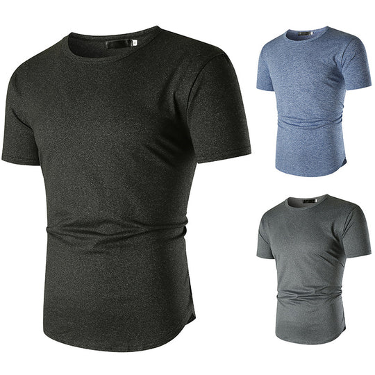 Herren sportliches T-Shirt mit atmungsaktiver Funktionsfaser und bequemer Passform R&B