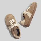 Damen Bequeme Freizeitsneaker aus hochwertigem Wildleder mit rutschfester Sohle